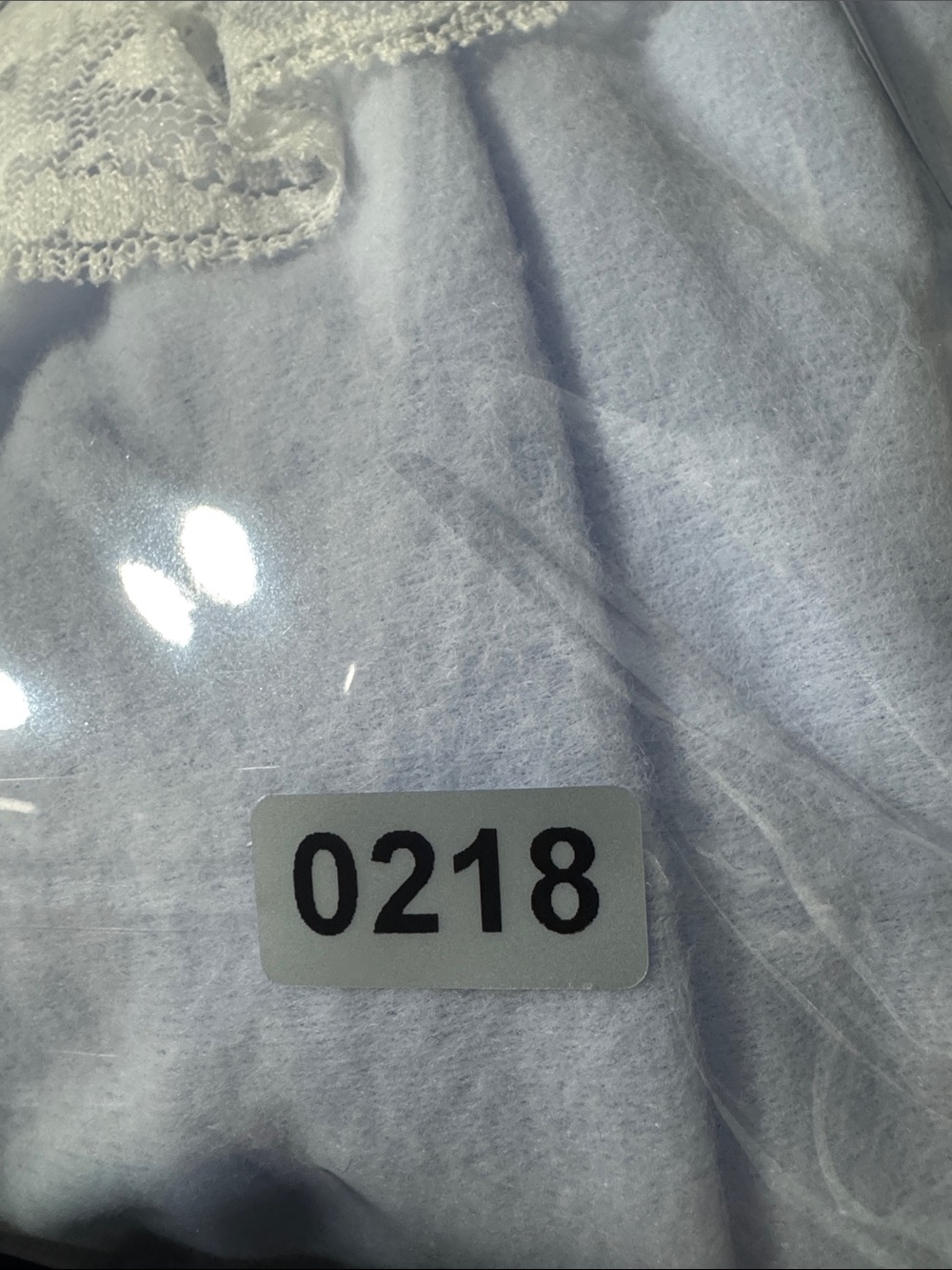 Sears Light Blue Nightgown with White Lace Trim - Picture 9 of 9